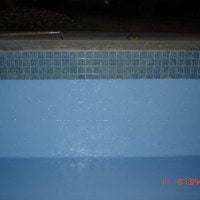 After - swimming pool crack repairs