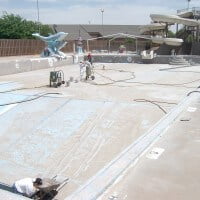 Messed-up water park pool repair fix